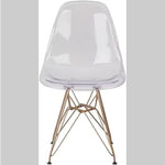 2 Transparent Dining Chairs