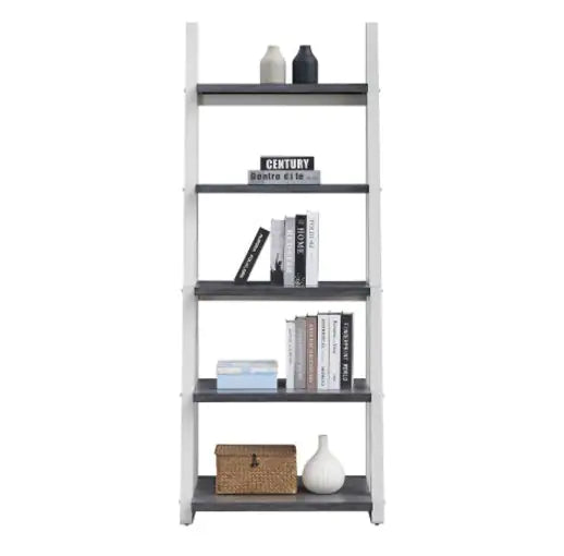 5 Tiers Of Shelves, Bookshelves, Storage Shelves, Bookshelves With Rubberwood Frames Unavailable Platforms- Welfel Temu