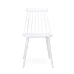 Farmhouse Spindle Back Dining Chairs, Set Of 2, White