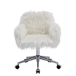 Modern Faux Fur Home Office Chairs, Hairy Chairs For Girls, Makeup Dressing Chairs