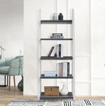 5 Tiers Of Shelves, Bookshelves, Storage Shelves, Bookshelves With Rubberwood Frames Unavailable Platforms- Welfel Temu
