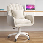 HDHNBA Cute Office Chair Home Computer Chairs Adjustable Task Chairs Modern Office Chair Makeup Chair 360° Swivel Computer Chair Mid Back Chair.